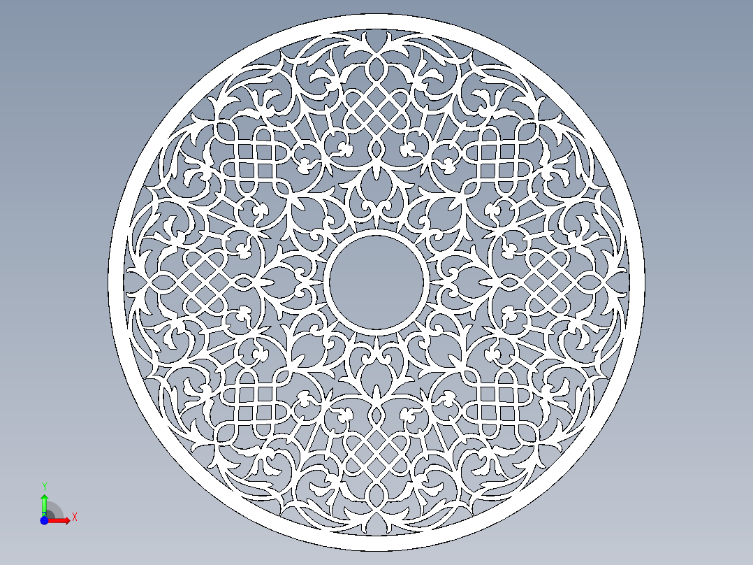 玫瑰花结前视图