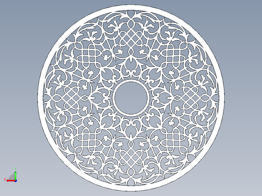 玫瑰花结后视图