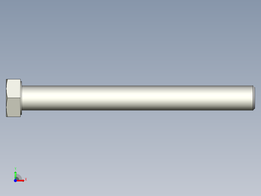 螺钉-DIN_931-M16x2x150_24.stp前视图