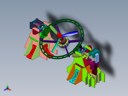 测试风扇旋转扭力分体式扭矩测试仪正等轴测缩略图