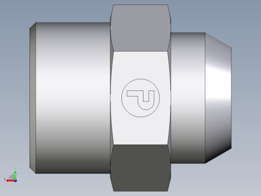 卡套式工业通用硬管接头EO_Weld_connector_AS20SX后视缩略图