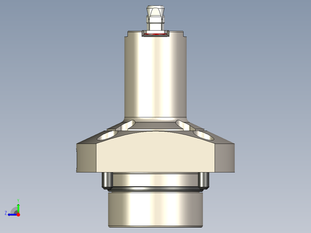 KOSMEKSFA1000-M2A-070-H50多系列多零件图纸模型多系列多零件图纸模型右视图