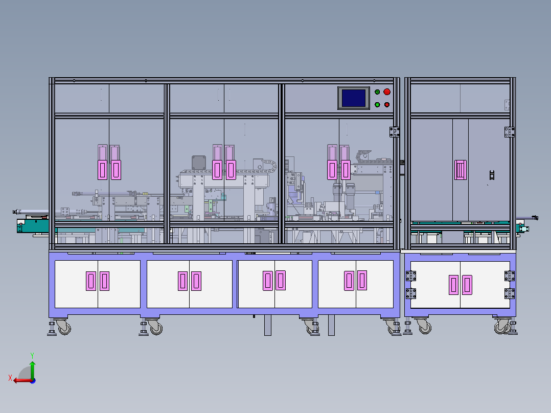 一种手机连接器点焊接机sw18可编辑后视图