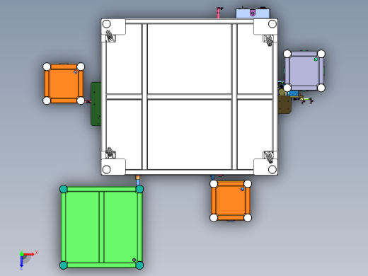 阀门自动组装设备sw18可编辑俯视缩略图