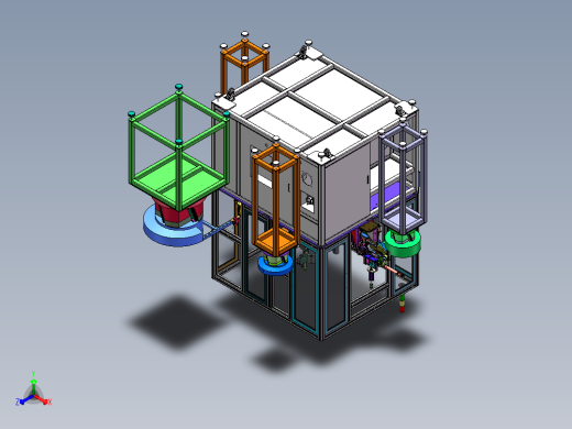 阀门自动组装设备sw18可编辑正等轴测缩略图