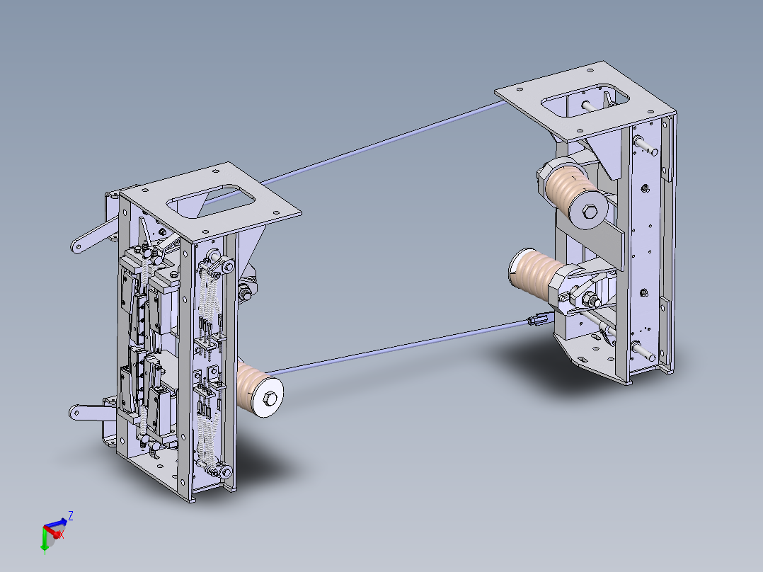 重型高速电梯安全钳sw19可编辑