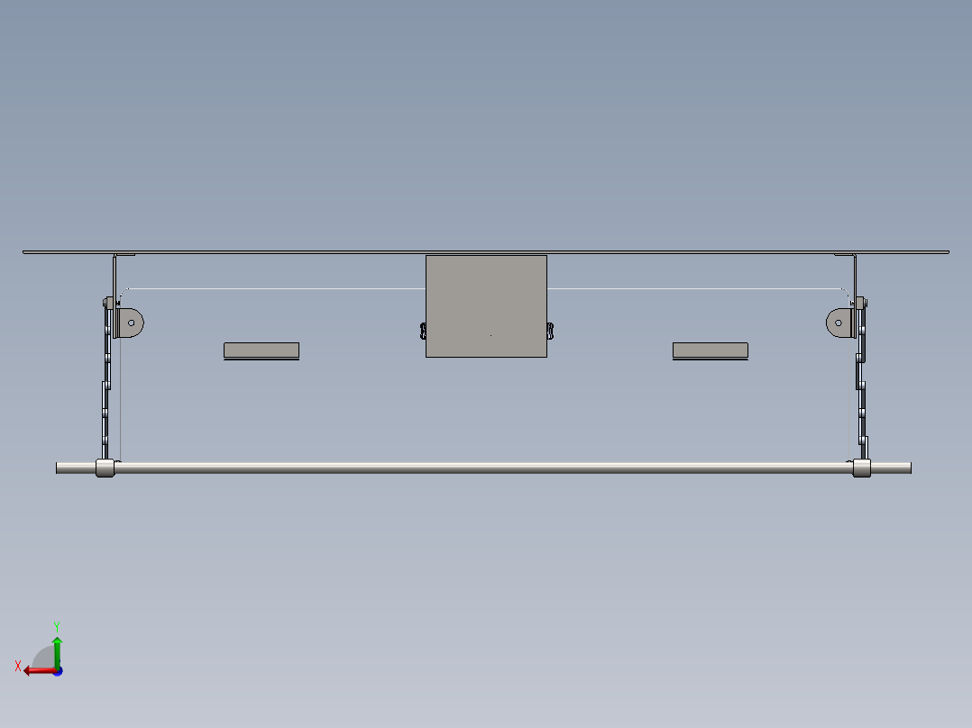 自动晾衣架sw20可编辑后视图