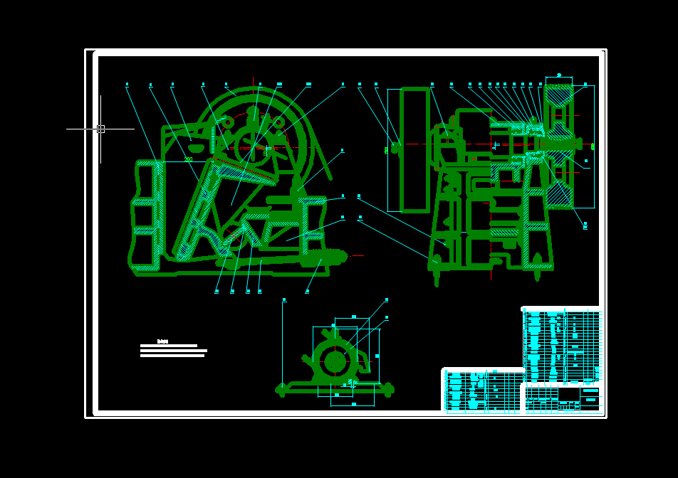 鄂式破碎机设计（说明书44000+二维图）