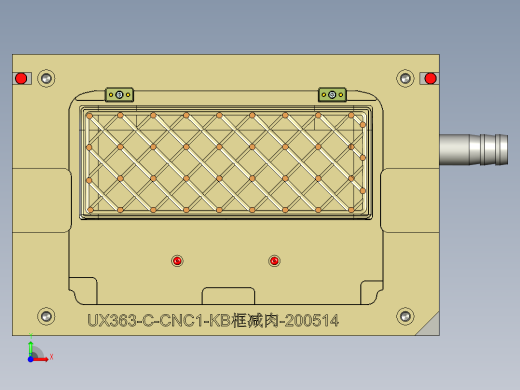 UX363-C笔记本CNC工装夹具三维模型-CNC1-200514前视缩略图