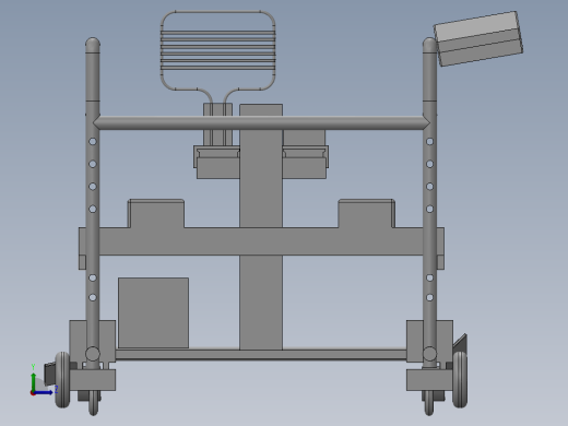 可变形智能助行器左视缩略图