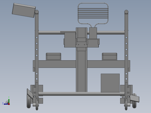 可变形智能助行器右视缩略图