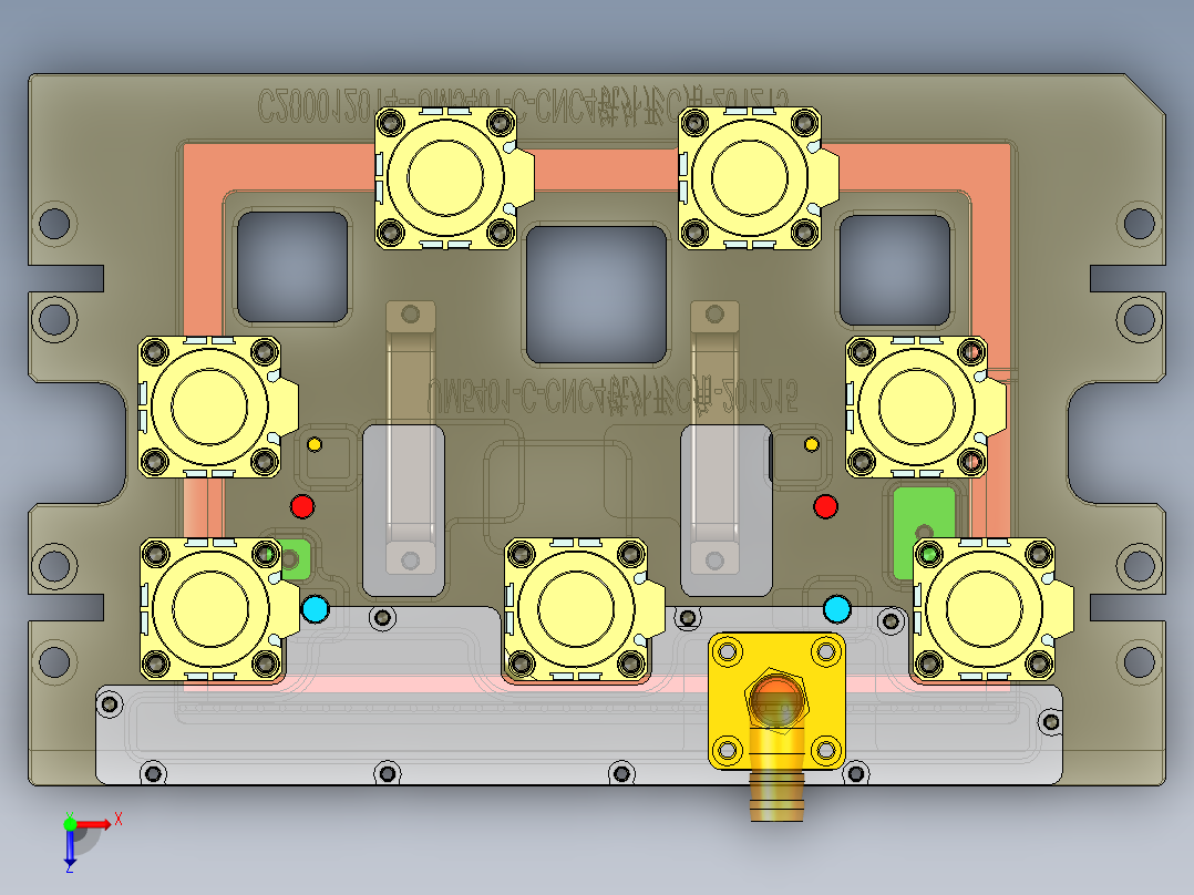 UM5401-C-笔记本CNC工装夹具三维模型CNC4铣外形C角-201215俯视图