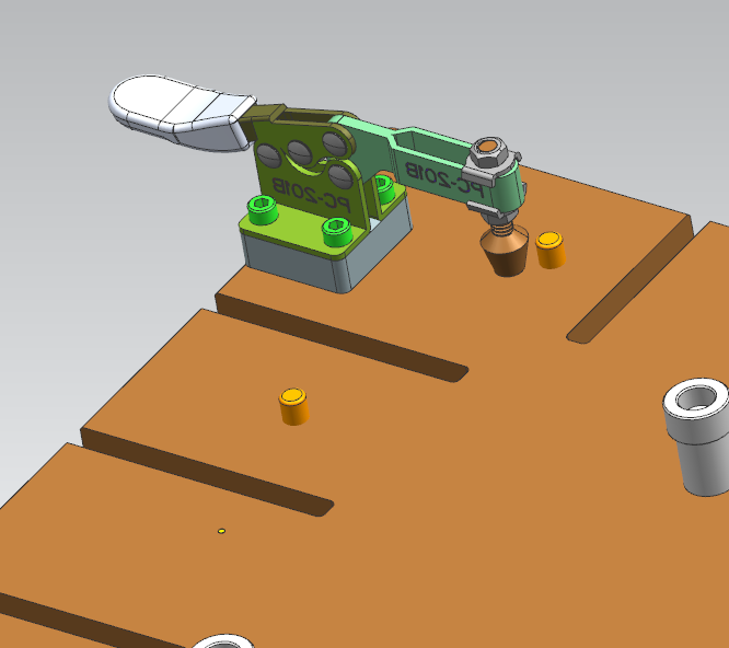 笔记本A面外壳长宽检具模型