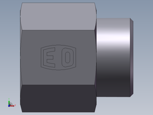 直通内螺纹接头、5CB-30-12前视缩略图