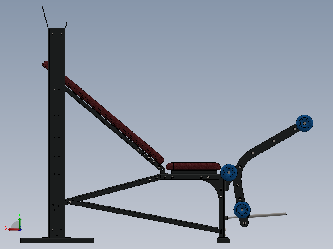 健身器材(40)后视图