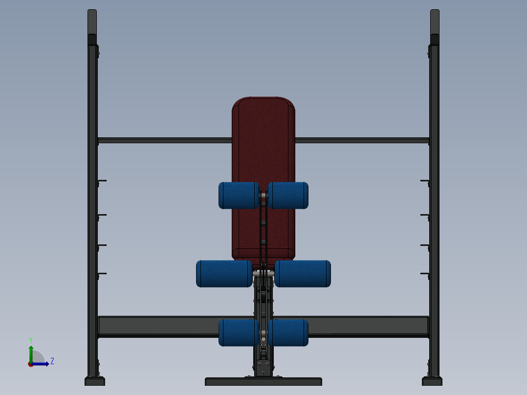 健身器材(40)左视图