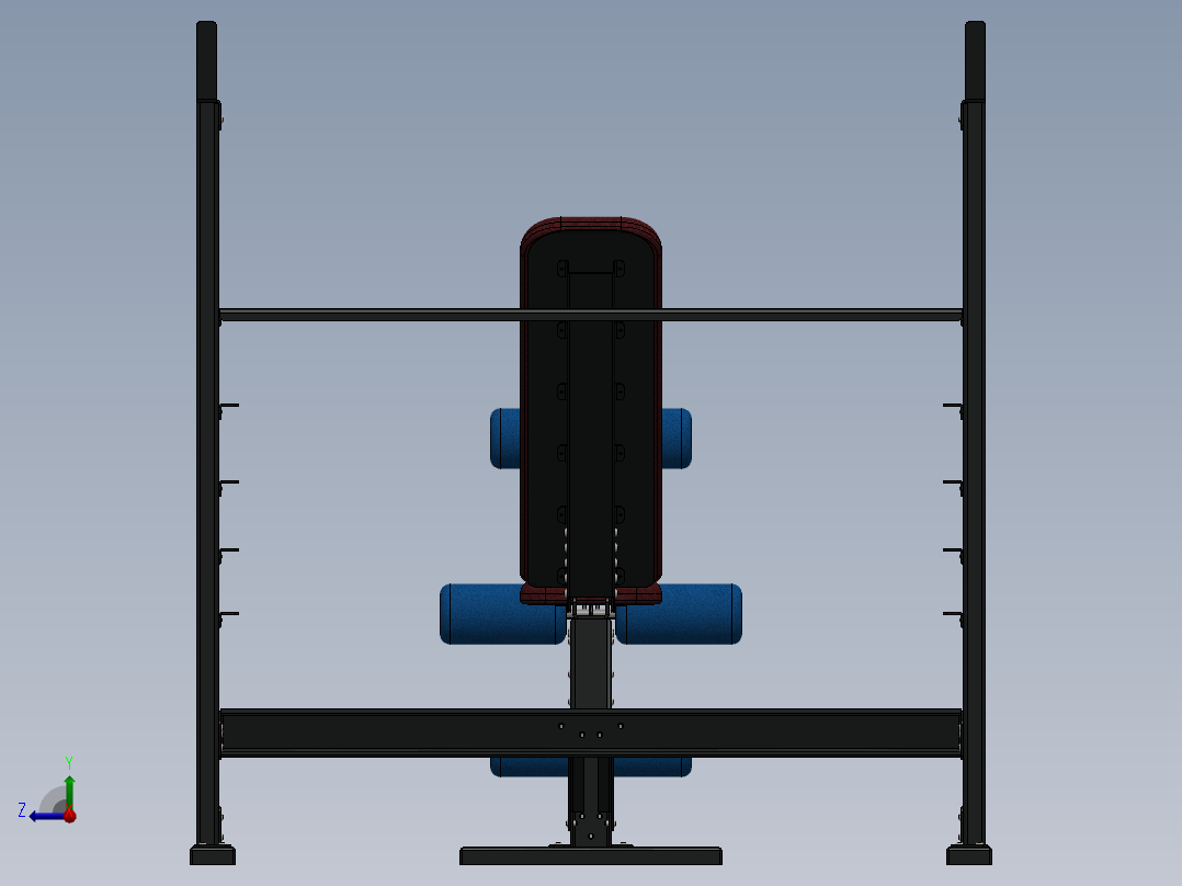 健身器材(40)右视图