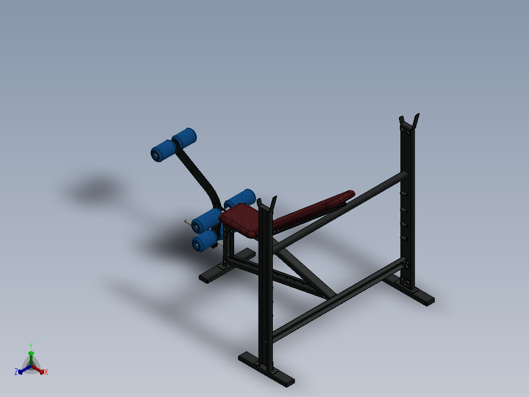 健身器材(40)正等轴测图