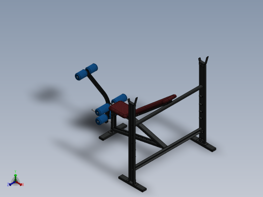 健身器材(40)正等轴测缩略图