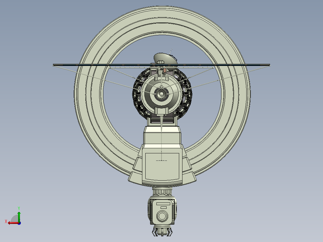 宇宙飞船(88)后视图