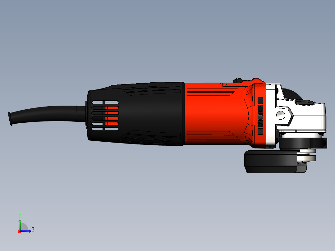 角磨机(12)左视图
