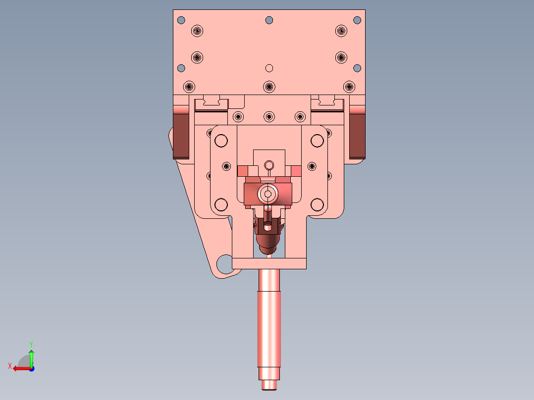 螺丝自动上料锁附机构后视图