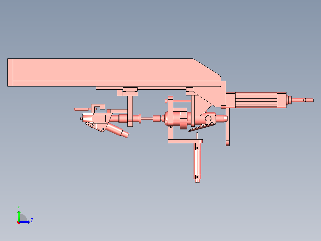 螺丝自动上料锁附机构左视图