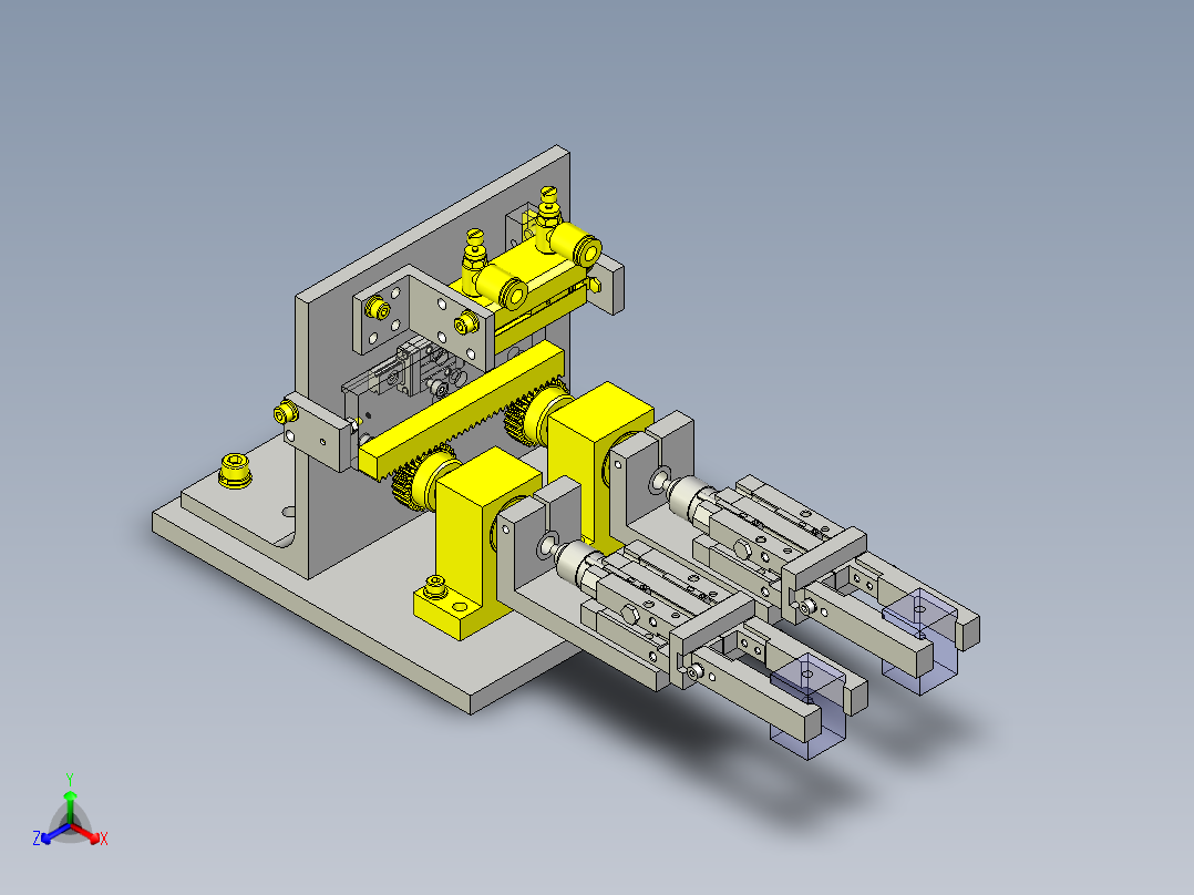 90度翻转移栽机构