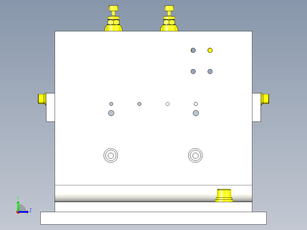 90度翻转移栽机构左视图