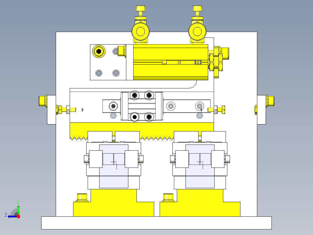 90度翻转移栽机构右视图