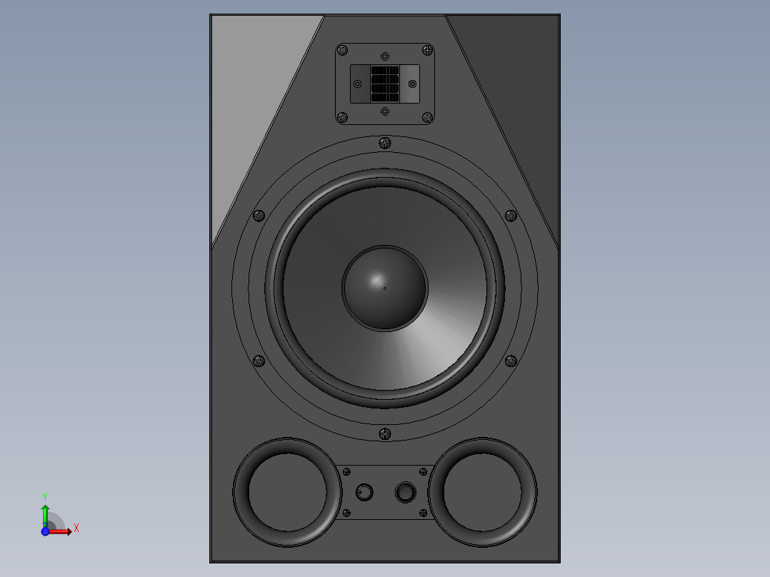 扬声器、喇叭(2)前视图