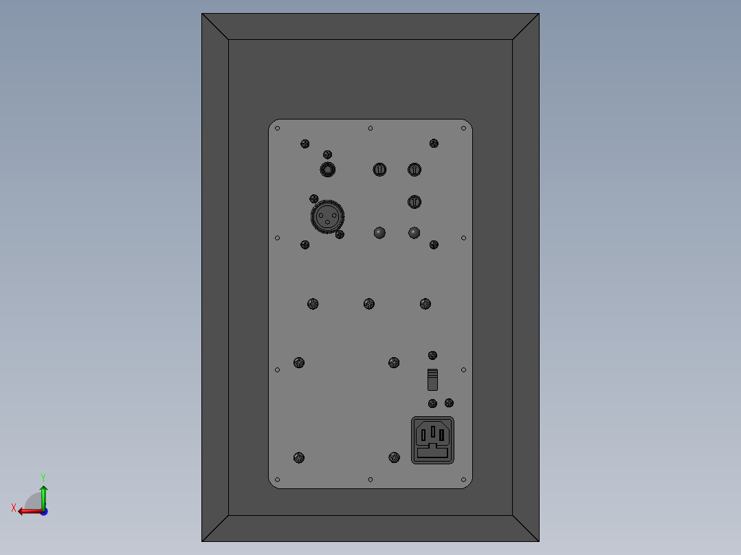 扬声器、喇叭(2)后视图