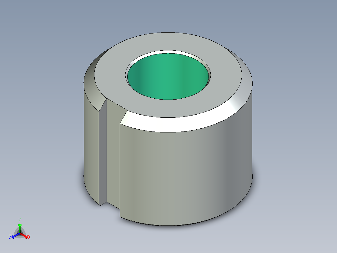 RE110B 轴承销螺母主视图
