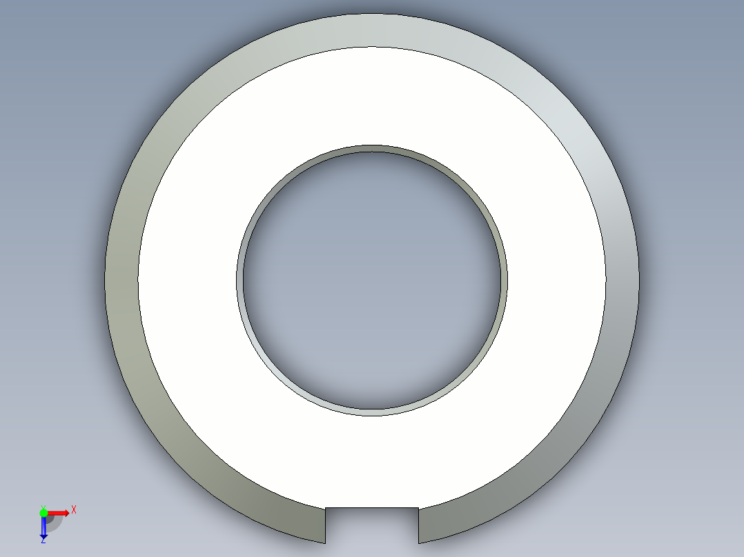 RE110B 轴承销螺母俯视图