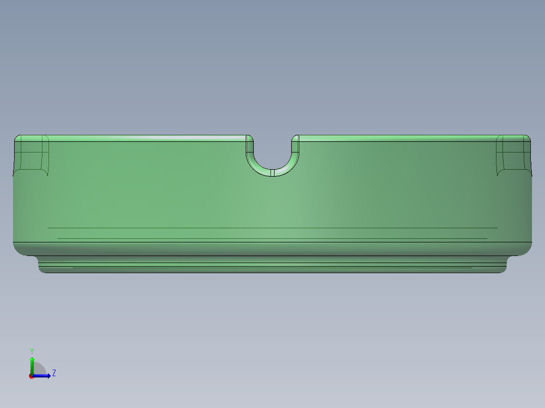 烟灰缸(15)左视图
