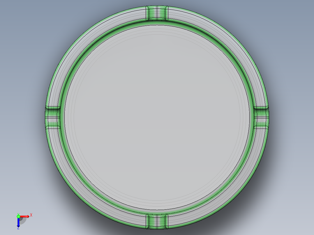 烟灰缸(15)俯视图