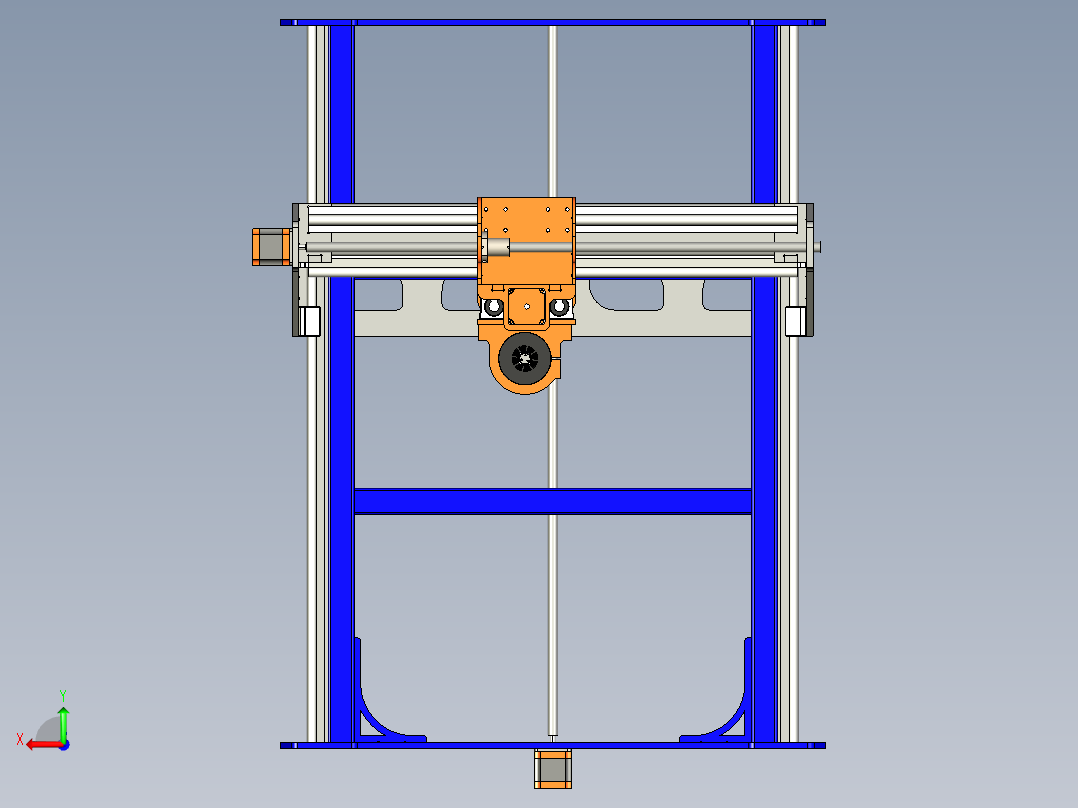 B2004800-CNC 数控铣床后视图