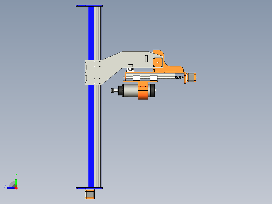 B2004800-CNC 数控铣床右视图