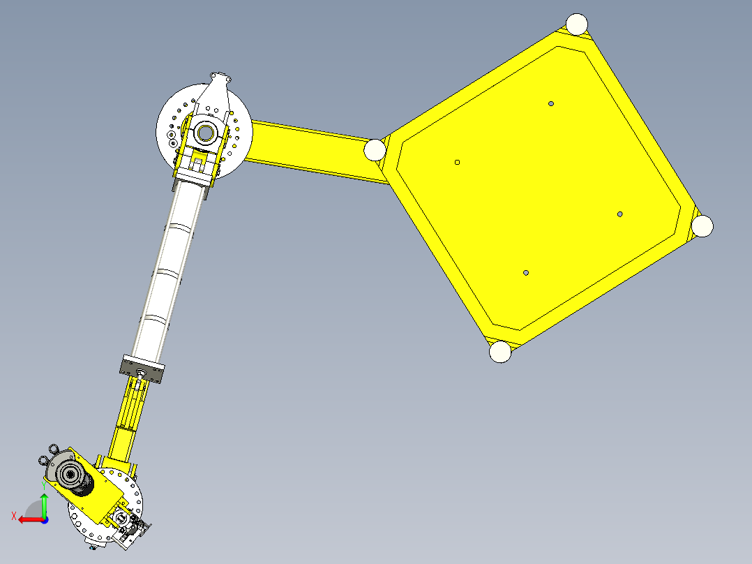 10kg轴搬运辅助臂后视图