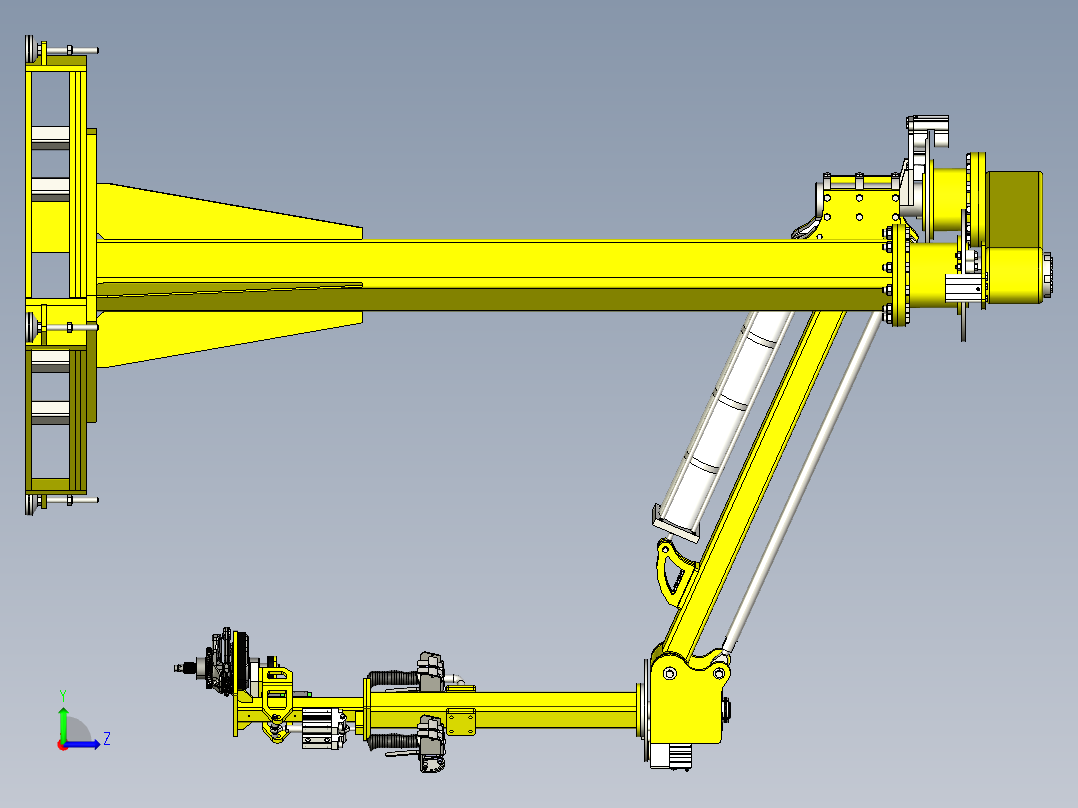 10kg轴搬运辅助臂左视图