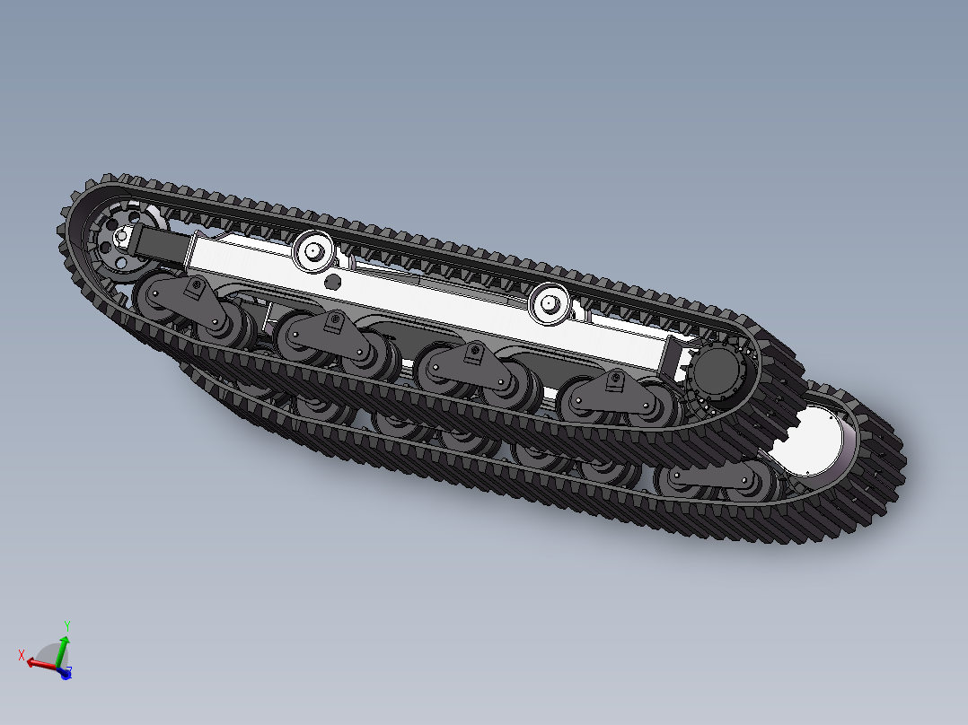 IC70R履带车底盘组装