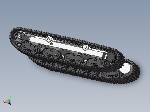 IC70R履带车底盘组装