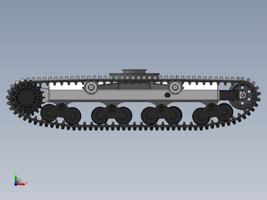 IC70R履带车底盘组装前视缩略图