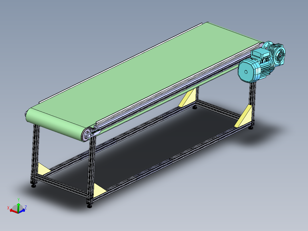 带式输送机系统   Catia STEP