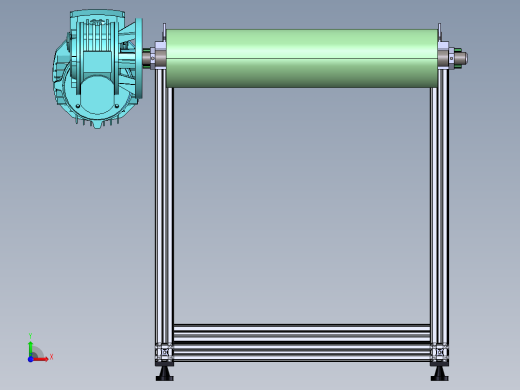 带式输送机系统   Catia STEP前视缩略图