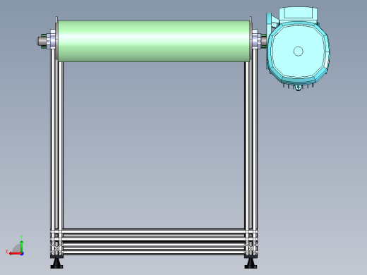 带式输送机系统   Catia STEP后视缩略图