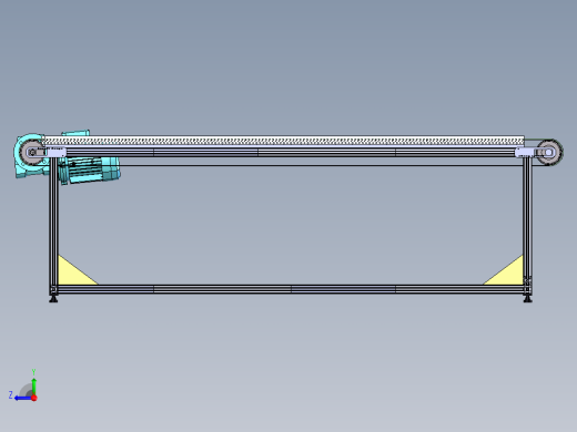 带式输送机系统   Catia STEP右视缩略图