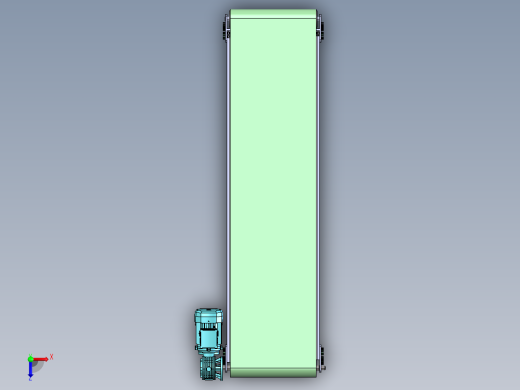 带式输送机系统   Catia STEP俯视缩略图