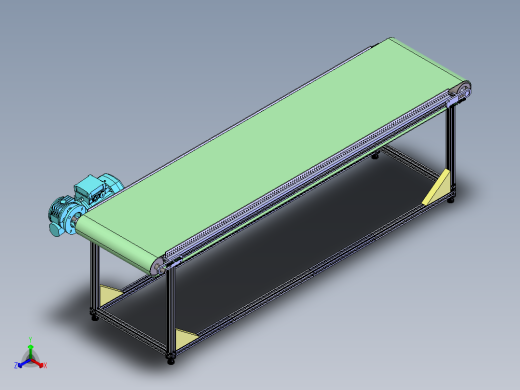 带式输送机系统   Catia STEP正等轴测缩略图