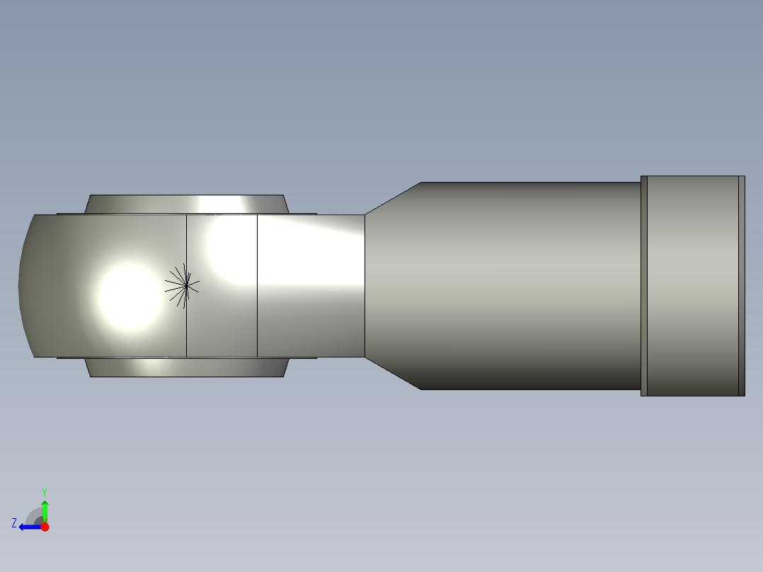 关节轴承鱼眼接头F-M10125U右视图
